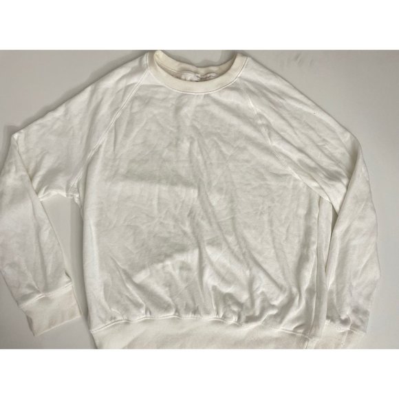 NEW SPIRITUAL GANGSTER LONG SLEEVE WHITE SWEATER SIZE SMALL - Picture 1 of 4